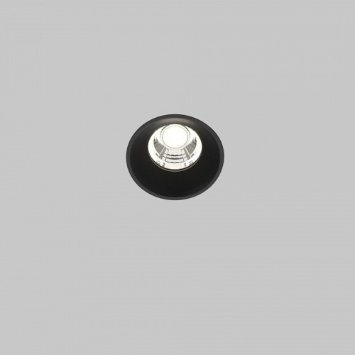 Встраиваемый светильник Maytoni Technical Round DL058-7W4K-TRS-B фото 5