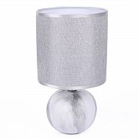 LUMION 8230/1T CLASSI LN26 506 серый, керамика/текстиль Настольная лампа E14 1*40W 220V KOHALA