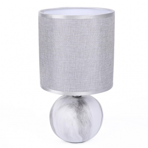 LUMION 8230/1T CLASSI LN26 506 серый, керамика/текстиль Настольная лампа E14 1*40W 220V KOHALA