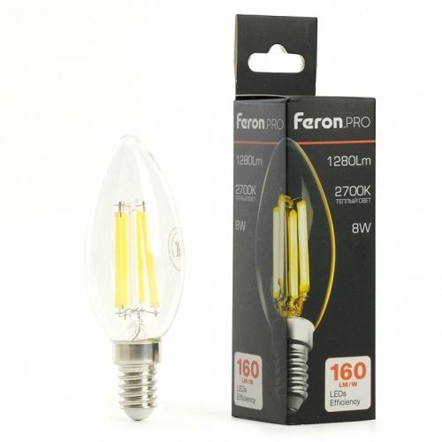 Лампа светодиодная Feron LB-1208 E14 8Вт 2700K 51247 фото 4 Лампа светодиодная Feron LB-1208 E14 8Вт 2700K 51247 фото 4