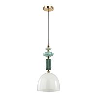 ODEON LIGHT EXCLUSIVE 4861/1C CLASSIC ODL_EX21 131 золото/разноцветн./керамика/стекло Подвес E14 1*40W CANDY