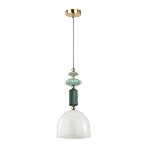 ODEON LIGHT EXCLUSIVE 4861/1C CLASSIC ODL_EX21 131 золото/разноцветн./керамика/стекло Подвес E14 1*40W CANDY