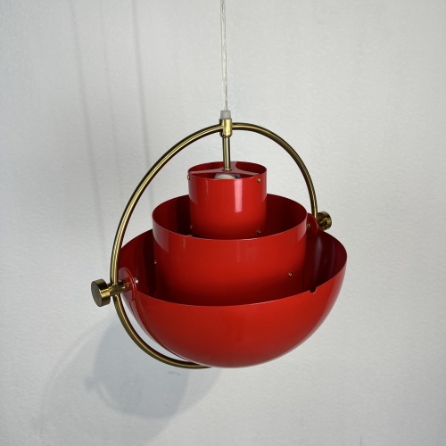 Подвесной светильник Louis Weisdorff Gubi Multi-lite Pendant Red фото 3 Подвесной светильник Louis Weisdorff Gubi Multi-lite Pendant Red фото 3