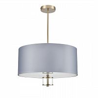 LUMION 8108/5C MODERNI LN26 182 латунь титаниум/серый, металл/текстиль/стекло Люстра потолочная E14 5*40W 220V DAMONA