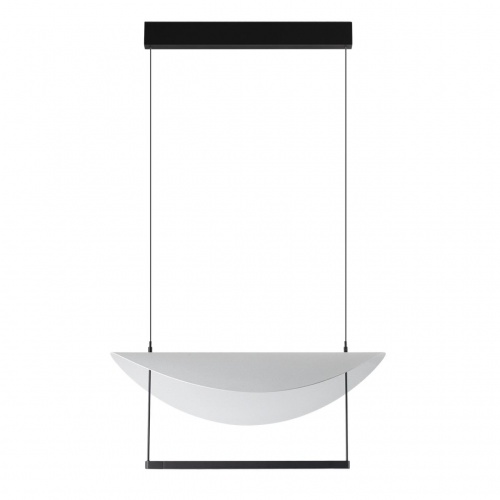 ODEON LIGHT 7015/20L HIGHTECH ODL25 297 белый ice crackметалл/акрил Подвесной светильник поворотный 360° IP20 LED 1*20W GLIDER