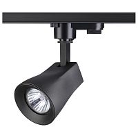 NOVOTECH 370405 PORT NT18 246 черный Светильник трековый однофазный трехжильный IP33 GU10 50W 110-265V PIPE