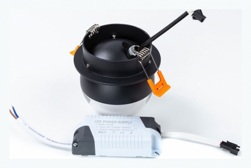 Точечный встраиваемый светильник Arte Lamp DENEB A7249PL-1BK фото 7