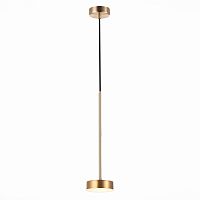 SL6000.303.01 Светильник подвесной ST-Luce Латунь/Латунь LED 1*7W 3000K