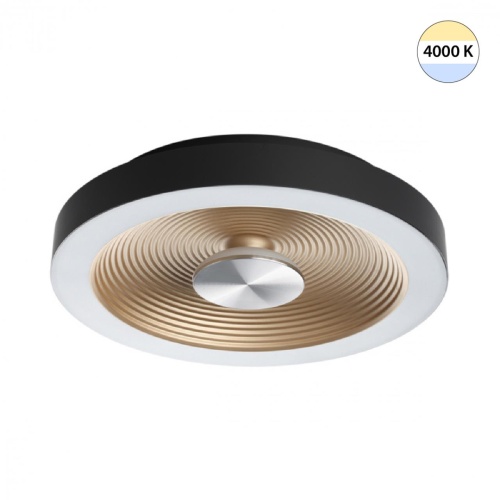 SONEX 7753/18L MITRA LED SN 535 Светильник пластик/белый/черный/золотой LED 18Вт 4000K D320 IP54 QUANTUM