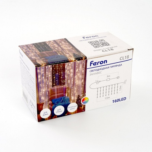 Занавес световой Feron CL18 48172 фото 2