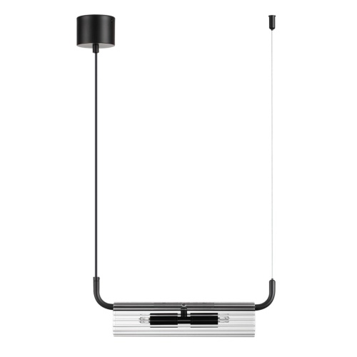 LUMION 6561/2 SUSPENTIONI LN26 284 черный/прозрачный/металл/стекло Подвес G9 2*20W 220V TORONTO