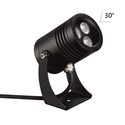 ODEON LIGHT 6648/6WA NATURE ODL24 000 черный/металл Фасадный поворотный светильник на 360° IP67 LED CREE 6W 4000K 30° AC85-265V STIMA