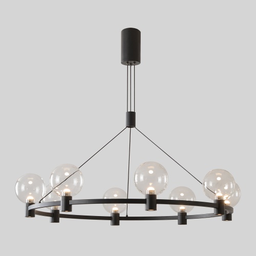 Люстра Crystal Lux DUET SP56W LED BLACK фото 6
