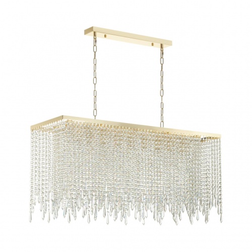 ODEON LIGHT 5028/9A MODERN ODL23 619 золотой/прозрачный металл/хрусталь Люстра E14 9*40W CHOKKA