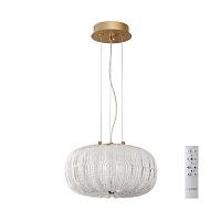 SONEX 7720/24L PIKO LED SN 570 Светильник металл/стекло/прозрачный/золотой LED 24Вт 3000-6500K D300 IP20 пульт ДУ ANGELO