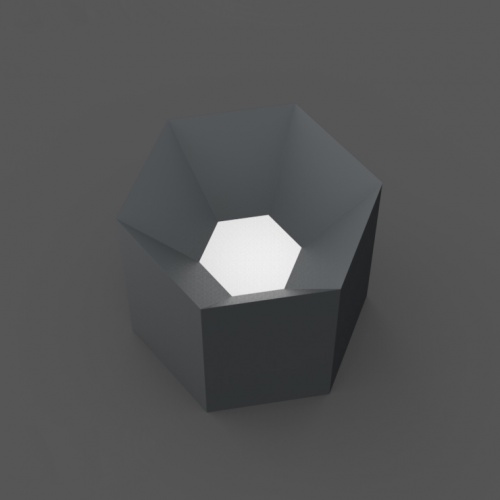 Потолочный светильник HEXAGON B H15 Blue фото 8 Потолочный светильник HEXAGON B H15 Blue фото 8