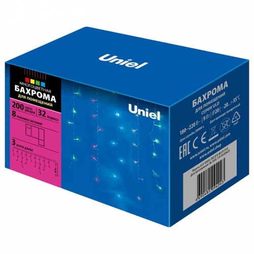Бахрома световая Uniel ULD-B3010 UL-00002270 фото 6 Бахрома световая Uniel ULD-B3010 UL-00002270 фото 6
