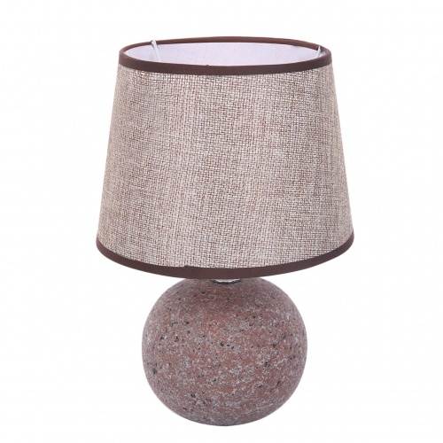 LUMION 8213/1T CLASSI LN26 505 коричневый, керамика/текстиль Настольная лампа Е27 1*60W 220V TAREKA