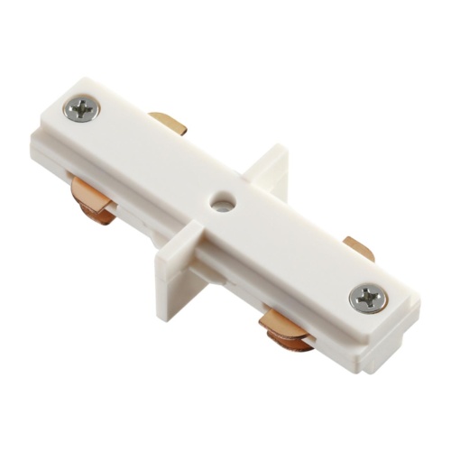NOVOTECH 135006 PORT NT18 255 белый Соединитель внутренний с токопроводом для однофазного трехжильного шинопровода IP20