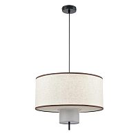 LUMION 8282/4 MODERNI LN26 186 черный/бежевый/коричневый, металл/текстиль/стекло Светильник подвесной Е14 4*40W 220V SORENTO