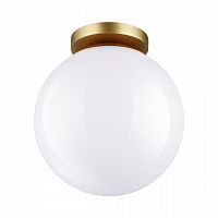 ODEON LIGHT 4248/1C HIGHTECH ODL21 505 золотист/металл/белый/акрил Потолочный светильник IP44 E27 LED max 9W BOSCO