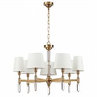 ODEON LIGHT EXCLUSIVE 4894/7 MODERN ODL_EX22 161 бронзовый/белый/ткань Люстра E14 7*40W LONDON