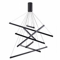 ODEON LIGHT 3860/96B L-VISION ODL20 309 черный/металл Подвесной светильник LED 3000K 96W 220V COMETA