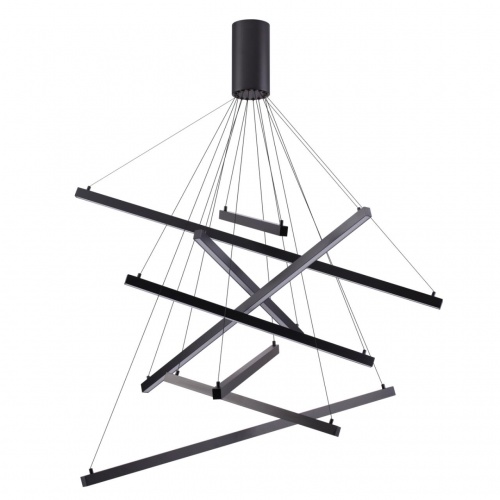 ODEON LIGHT 3860/96B L-VISION ODL20 309 черный/металл Подвесной светильник LED 3000K 96W 220V COMETA