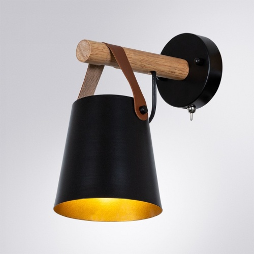 Бра Arte Lamp Thomas A7032AP-1BK фото 2