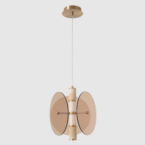 Светильник подвесной Crystal Lux AMARILLO SP12W LED BRASS фото 2