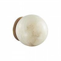 ODEON LIGHT 6684/5CL L-VISION ODL24 194 Потолочный светильник латунь/металл/алебастр IP20 LED 8W 3000/3500/4000K MARBELLA