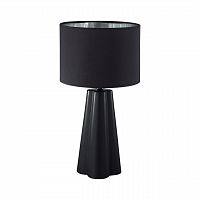 LUMION 8124/1T COMFI LN26 478 черный, керамика/текстиль Настольная лампа E27 1*60W 220V HINAMI