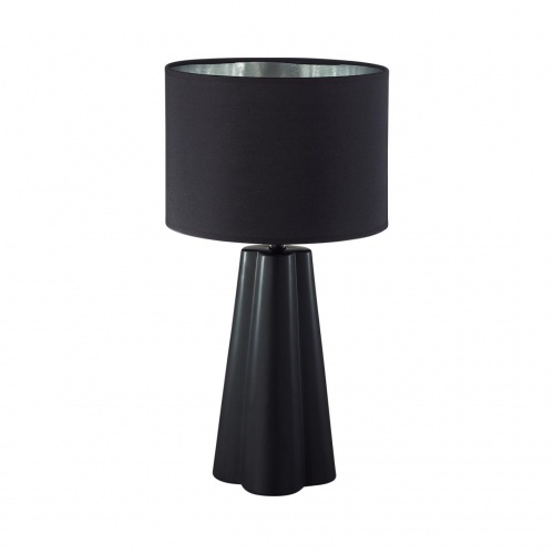 LUMION 8124/1T COMFI LN26 478 черный, керамика/текстиль Настольная лампа E27 1*60W 220V HINAMI