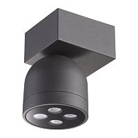 NOVOTECH 358113 STREET NT19 366 темно-серый  Ландшафтный настен.светильник IP65 LED 3000К 10W GALEATI