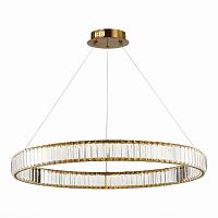 SL1622.383.01 Люстра подвесная ST-Luce Латунь/Прозрачный LED 1*52W 4000K