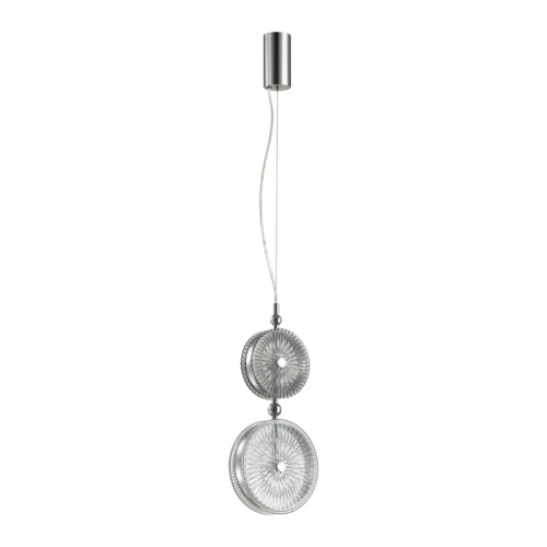 ODEON LIGHT EXCLUSIVE 5416/13LA L-VISION ODL_EX23 144 хром/серый/св.серый металл/стекло Подвес LED 13W 4000K CARAMELLA