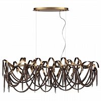 ODEON LIGHT 5066/10 HALL ODL24 527 античн.бронза/коричневый/металл/металл Люстра G9 10*40W CHAINY