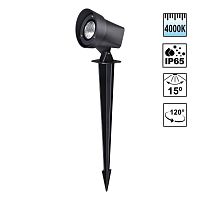 NOVOTECH 359219 STREET NT23 790 черный Светильник ландшафтный светодиодный грунтовой IP65 LED 13W 110-240V 1040Лм 4000К LANDSCAPE