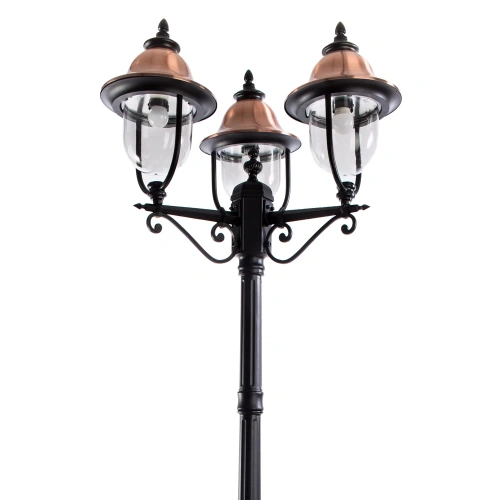 Уличный светильник Arte Lamp BARCELONA A1486PA-3BK Уличный светильник Arte Lamp BARCELONA A1486PA-3BK