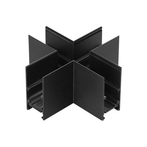 NOVOTECH 135172 SHINO NT23 132 черный Соединитель для низковольтного шинопровода "X-образный" IP20 FLUM