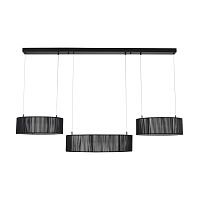 LUMION 8371/70L LEDIO LN26 258 черный, металл/текстиль/силикон Люстра подвесная LED 70W 3000/4000/6000K 220V KAVA