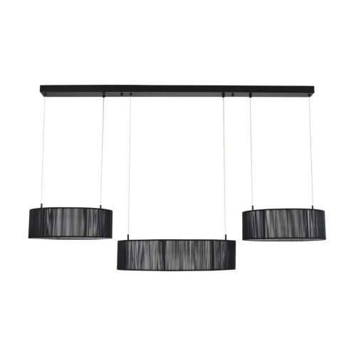 LUMION 8371/70L LEDIO LN26 258 черный, металл/текстиль/силикон Люстра подвесная LED 70W 3000/4000/6000K 220V KAVA