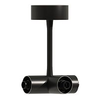 ST1602.459.00 Потолочный токопроводящий Т-коннектор ST-Luce Черный
