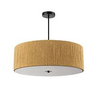 LUMION 8286/7 ECO LN26 321 черный/коричневый, металл/веревка/стекло Люстра потолочная Е14 7*40W 220V SILVANA