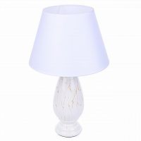 LUMION 8218/1T CLASSI (В 2-Х КОРОБКАХ) LN26 471 белый, керамика/текстиль Настольная лампа Е27 1*60W 220V SHARLIN