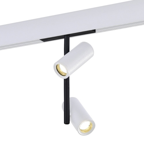 ST808.536.16 Магнитный трековый светильник Белый LED 1*16W 3000K 1 100Lm Ra>90 36° IP20 D45xH240 48VV ST808.536.16 Магнитный трековый светильник Белый LED 1*16W 3000K 1 100Lm Ra>90 36° IP20 D45xH240 48VV
