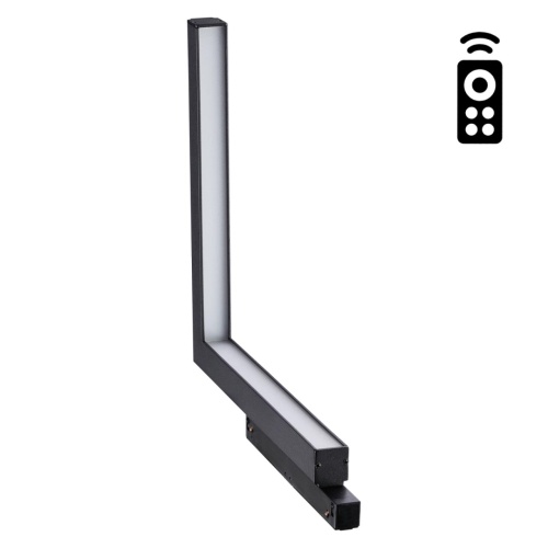 NOVOTECH 358915 SHINO NT22 067 черный Трековый светильник для низков.шинопровода диммируемый с пультом ДУ со сменой цв.температуры IP20 LED 3000~6500К 24W 48V