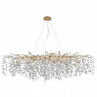ODEON LIGHT 4969/16 HALL ODL24 613 античн.бронза/алюмин./хрусталь Люстра G9 16*40W DELICA