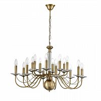 LUMION 8033/16 CLASSI LN26 080 медь, металл/стекло Люстра подвесная Е14 16*40W 220V INCANTO