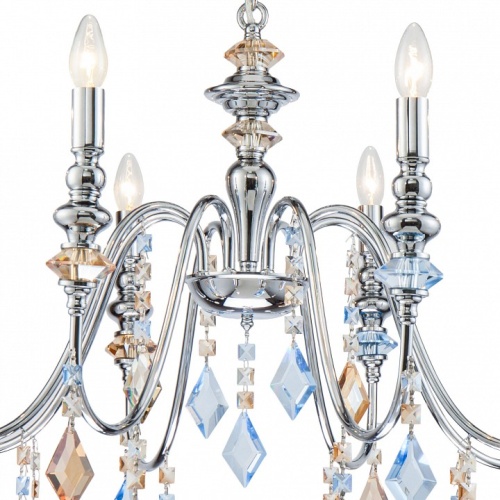 Подвесная люстра Lucia Tucci Maya MAYA 4450.8 chrome фото 4